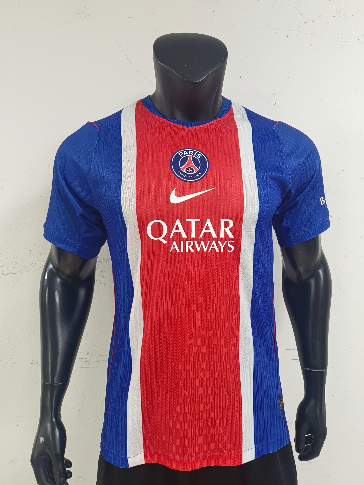 Paris Saint-Germain Home Jersey — Blue / Red Centre Stripe — owner-uploaded photo
