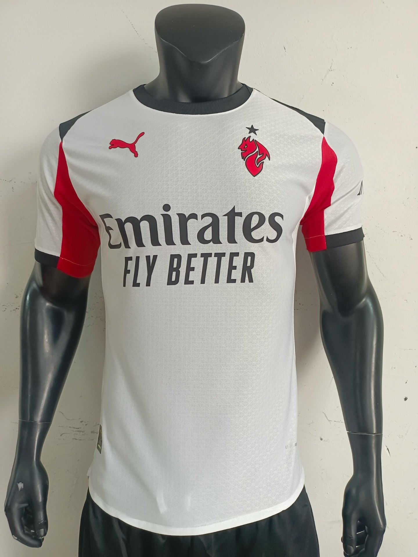 AC Milan Jersey — White / Red — owner-uploaded photo